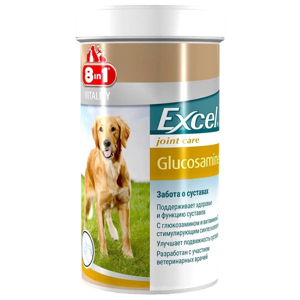 Вітаміни для собак 8in1 Excel «Glucosamine» для суглобів 55 таблеток 660889 /121565 фото
