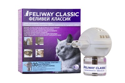 Ceva Feliway Classic Средство для коррекции поведения у котов диффузор со сменным блоком 48мл 55061 фото