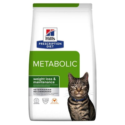 Корм лечебный Hill's Prescription Diet Metabolic Weight Management для кошек для снижения веса с курицей 3 кг 605940 фото