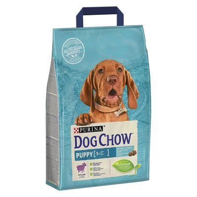Сухий корм для цуценят всіх порід Dog Chow Puppy Lamb ягня 2.5 кг 7613034488657 фото