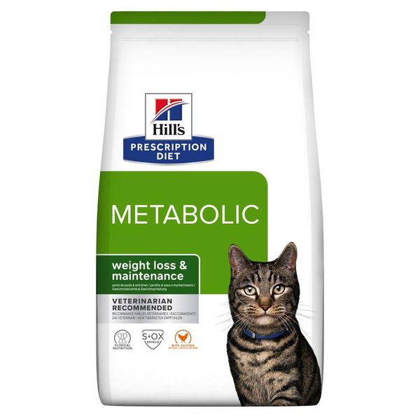 Корм лечебный Hill's Prescription Diet Metabolic Weight Management для кошек для снижения веса с курицей 3 кг 605940 фото