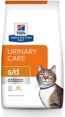 Корм лечебный Hill's PD Feline S/D Urinary Care для кошек при мочекаменной болезни с курицей 3 кг 605897 фото