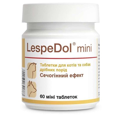 Dolfos LespeDol mini Добавка для собак із захворюваннями сечостатевої системи і нирок 60 таб DLF64178 фото