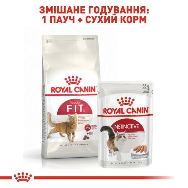 Сухой корм для кошек Royal Canin Fit домашняя птица 4 кг 2520040 фото