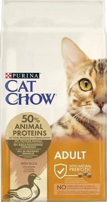 Сухой корм для взрослых кошек Purina Cat Chow Adult с уткой 15 кг 7613035394889 фото