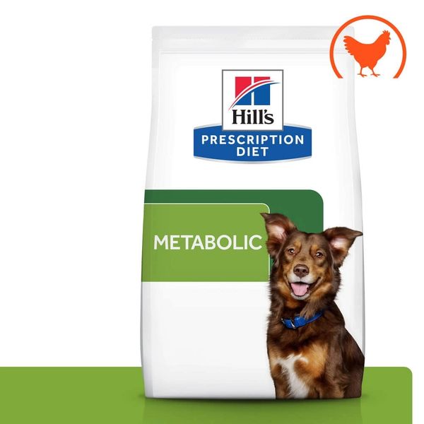 Лечебный корм Hill's Prescription Diet Canine Metabolic лечебный для собак с ожирением с курицей 12 кг 605942 фото