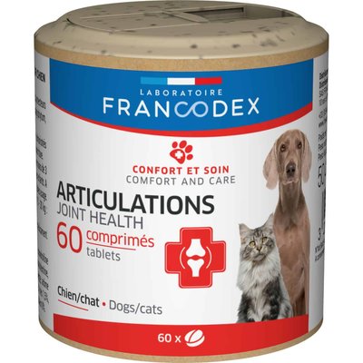 Пищевая добавка для здоровья суставов для котов и собак Laboratoire Francodex Joints 60 таб. 170388 фото