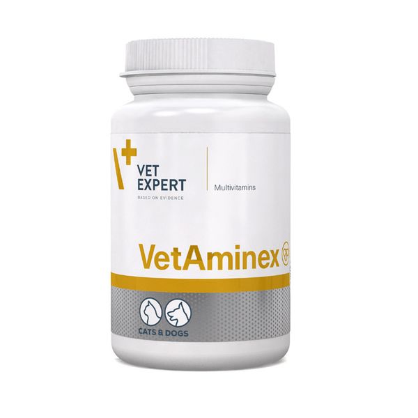 Vet Expert VetAminex Ветексперт ВетАмінекс вітаміни та мінерали для котів та собак 60 капс. 46695 фото