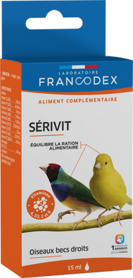 Витаминная добавка для птиц Francodex Serivit 15 мл 174049 фото