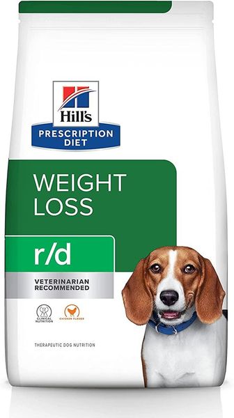 Лікувальний корм Hill's Prescription Diet Canine r/d для собак з ожирінням і діабетом з куркою 10 кг 606401 фото
