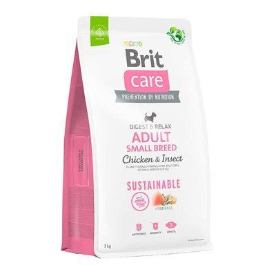 Сухой корм для собак Brit Care Dog Sustainable Adult Small Breed курица и насекомые 7 кг 172174 фото