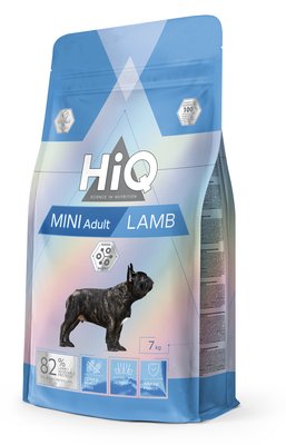 Сухой корм для взрослых собак малых пород HiQ Mini Adult Lamb 7 кг HIQ45874 фото