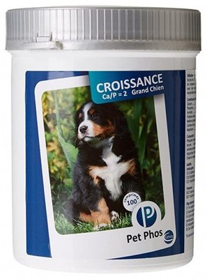 Витаминно-минеральный комплекс для собак крупных пород Ceva Pet Phos Croissance Ca/P=2 Grand Chien 100 таблеток 50033 фото