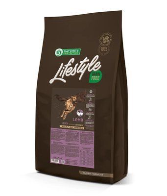 Сухой беззерновой корм с ягненком для взрослых собак всех пород Lifestyle Grain Free Lamb 17 кг NPLSB46045 фото