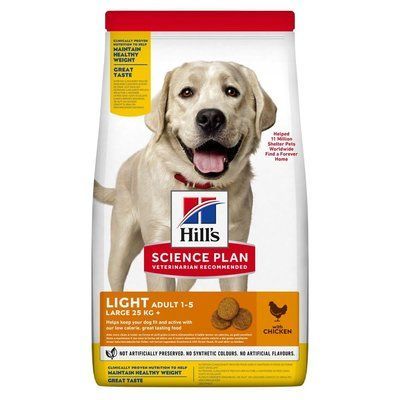 Сухий корм Hill SP Canine Adult Large Breed Light Chicken з куркою 14 кг 604372 фото