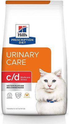 Корм лечебный Hill's PD Feline C/D Urinary Stress для кошек для снижения проявления идиопатического цистита с курицей 8 кг 605948 фото
