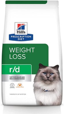 Корм лечебный Hill's Prescription Diet Weight Reduction r/d Chicken для снижения веса у кошек с курицей 3 кг 606524 фото