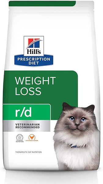 Корм лікувальний Hill's Prescription Diet Weight Reduction r/d Chicken для зниження ваги у котів з куркою 3 кг 606524 фото