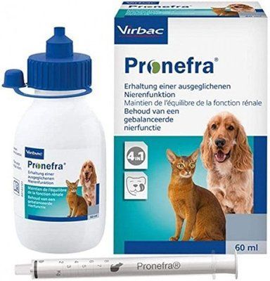 Суспензия Virbac Pronefra для кошек и собак с почечной недостаточностью 60 мл 309472 фото
