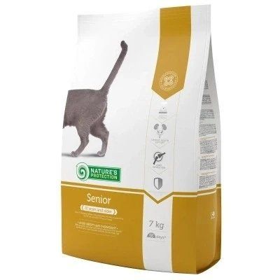 Сухий корм для літніх котів Nature's Protection Seniore м'ясне асорті 7 кг NPS24432 фото