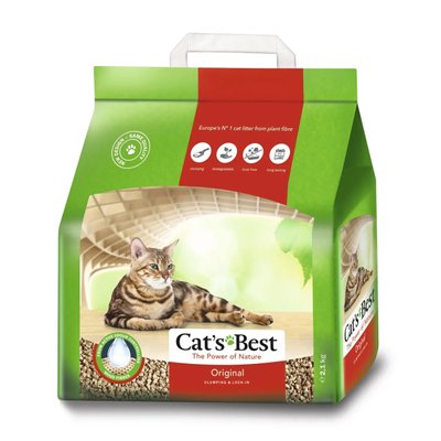 Cat's Best Original Древесный комкующийся наполнитель для кошачьего туалета 5 л / 2.1 кг JRS300086/0861 фото