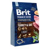Сухий корм для собак із зайвою вагою Brit Premium Light з індичкою 3 кг 170839/6581 фото