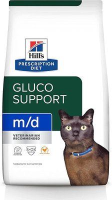 Корм лечебный Hill's Prescription Diet m/d для кошек при сахарном диабете с курицей 3 кг 606522 фото