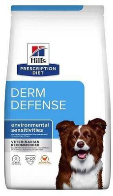Лечебный сухой корм Hill's Prescription Diet Derm Defense Skin Care для собак с аллергией с курицей 12 кг 606277 фото