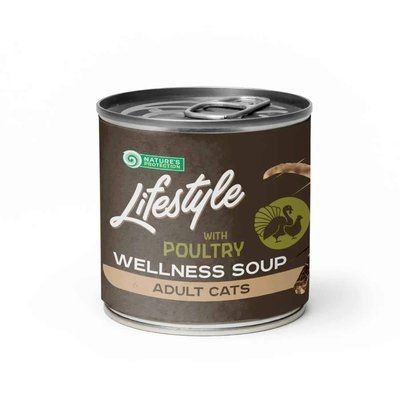 Суп для довгошерстих котів з куркою та індичкою Nature&rsquo;s Protection Lifestyle Longhaired Poultry 140 мл KIKNPLF63357 фото