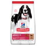 Сухий корм для дорослих собак середніх порід Hill's SP Canine Adult Medium Breed Lamb & Rice з ягням 14 кг 607653 фото