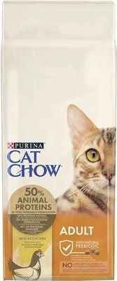 Сухой корм для взрослых котов Purina Cat Chow Adult с курицей 15 кг 5997204514127 фото