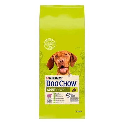 Сухой корм для взрослых собак всех пород Dog Chow Adult Lamb ягненок 14 кг 7613034487636 фото