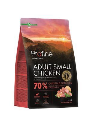 Корм сухой Profine Small Chicken and Potatoes для собак малых пород курица и картофель 3 кг 173067 фото