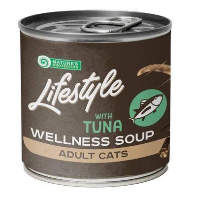 Суп для котів з чутливим травленням з тунцем Nature&rsquo;s Protection Lifestyle Sensitive Digestion 140 мл KIKNPLF63359 фото