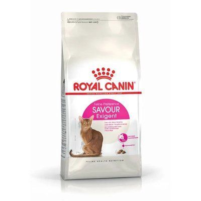 Сухой корм для привередливых котов с чувствительным пищеварением Royal Canin Savour Exigent домашняя птица 4 кг 2531040 фото