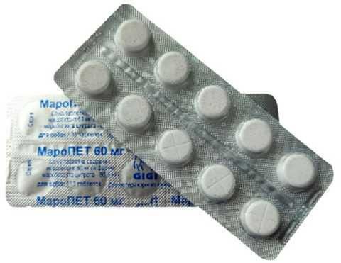 Препарат GIGI МароПет 60 мг протиблювотний засіб для собак 10 таблеток GIG09456 фото