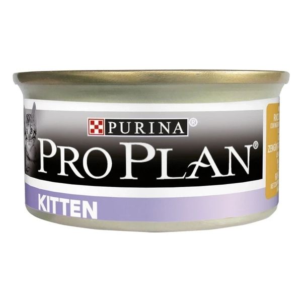 Вологий корм для кошенят Purina Pro Plan Kitten з куркою 85 г 7613033568619 фото