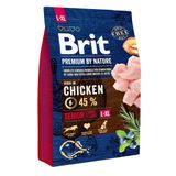 Сухой корм для пожилых собак крупных и гигантских пород Brit Premium Senior с курицей 3 кг 170828/6475 фото