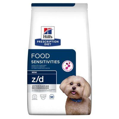 Лечебный корм для собак мини пород Hill's PD Canine Z/D с чувствительным пищеварением 1 кг 607640 фото