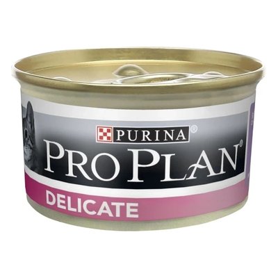 Влажный корм Purina Pro Plan Delicate для котов индейка 85 г 3222270189927 фото