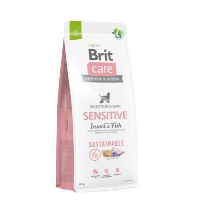 Сухий корм для собак Brit Care Sustainable Sensitive риба та комахи 12 кг 172189 фото