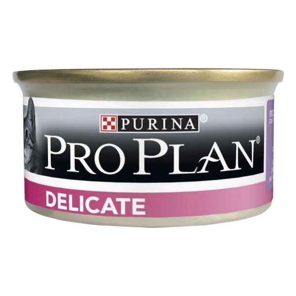 Влажный корм Purina Pro Plan Delicate для котов индейка 85 г 3222270189927 фото