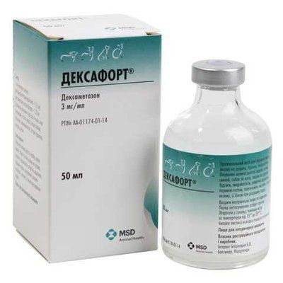 Гормональний лікарський засіб MSD Дексафорт (Dexafort) 50 мл MSD13375 фото
