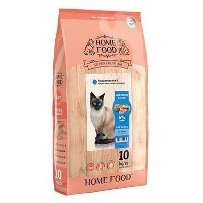 Сухий корм для дорослих котів Home Food гіпоалергенний морський коктейль 10 кг 48 фото