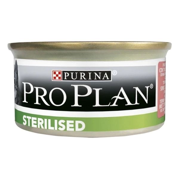 Влажный корм Purina Pro Plan Sterilised для стерилизованных котов лосось 85 г 7613033568558 фото