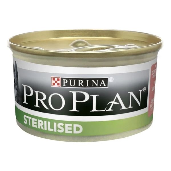 Влажный корм Purina Pro Plan Sterilised для стерилизованных котов лосось 85 г 7613033568558 фото