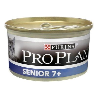 Влажный корм для котов Pro Plan Senior 7+ тунец&nbsp;85 г 7613033568589 фото