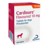 Таблетки при серцевій недостатності у собак Кардішур (Cardisure) 10 мг Dechra 10 таблеток блістер 2000981094867 фото