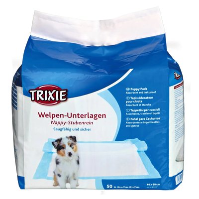 Пелёнки для собак Trixie 40 x 60 см 50 шт. (целлюлоза) 23417 фото
