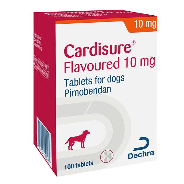 Таблетки при сердечной недостаточности у собак Кардишур (Cardisure) 10 мг Dechra 10 таблеток блистер 2000981094867 фото